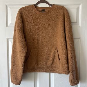 Gap teddy crew neck sweatshirt